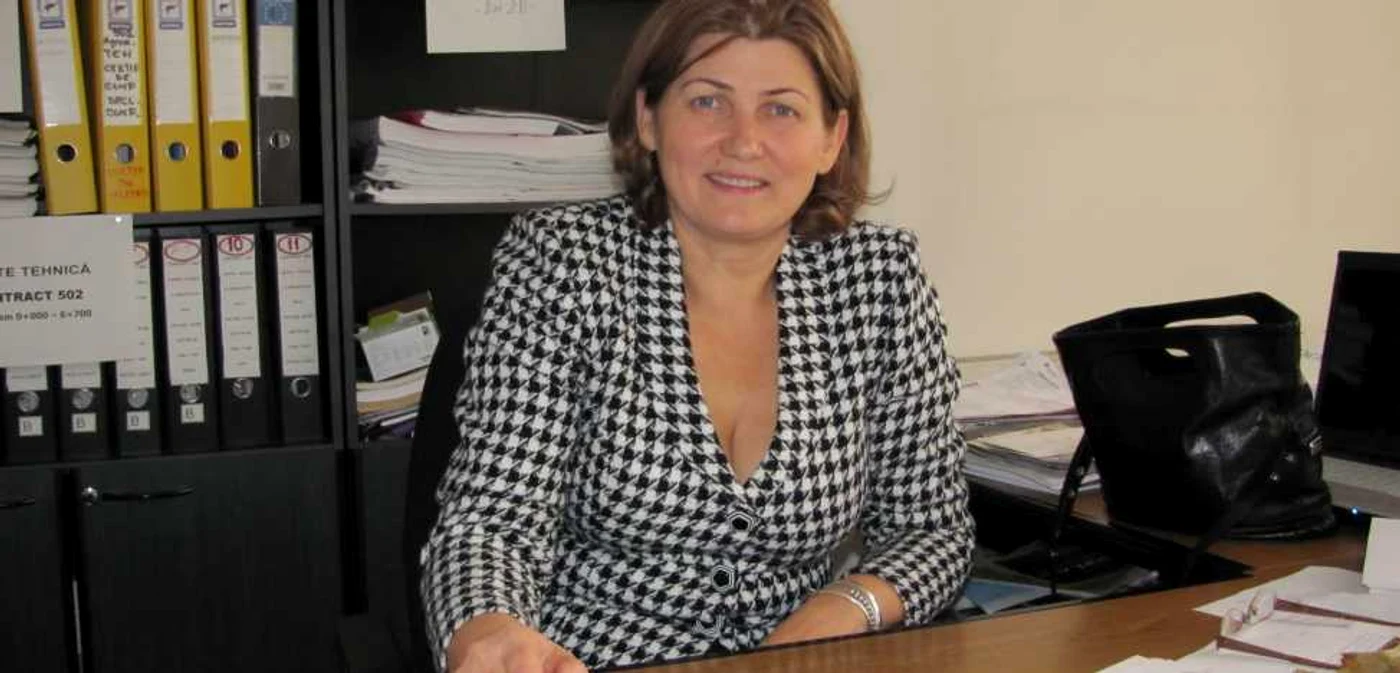 Lucica Chiper a fost şefa Secţiei de Drumuri Naţionale până în septembrie 2012 FOTO: Ştefan Borcea