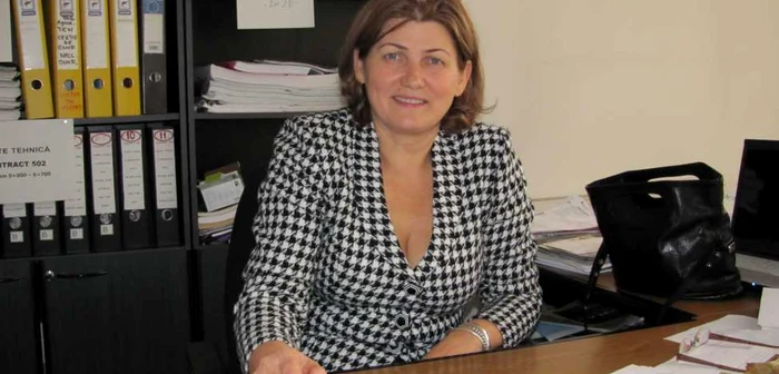 Lucica Chiper a fost şefa Secţiei de Drumuri Naţionale până în septembrie 2012 FOTO: Ştefan Borcea