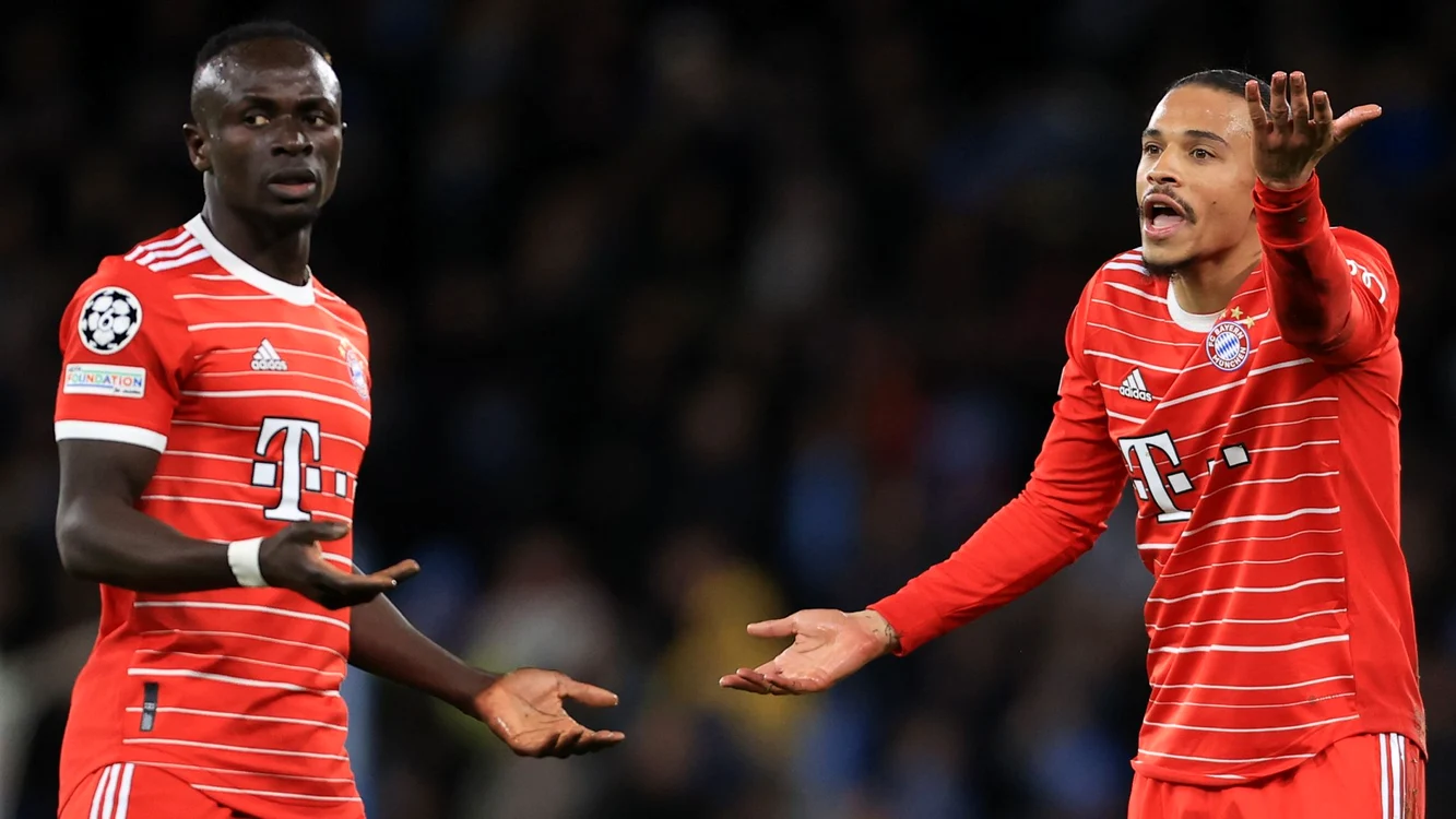 Sadio Mane și Leroy Sane au fost un incident grav după meciul cu City. Foto EPA EFE