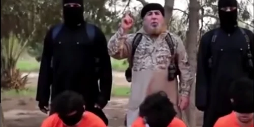 Fostul călău ISIS Yusuf Amer Yusuf Al Marhoun foto captură video Euphrates Center Against Violence and Terrorism