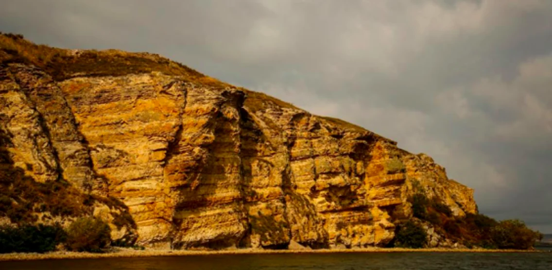 Capul Doloşman - promontoriu din Dobrogea Sursa Facebook Laguna Razim Sinoe