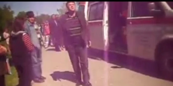 Primarul din comuna Orodel a devenit nervos când a vzăut că totula  fost filmat 