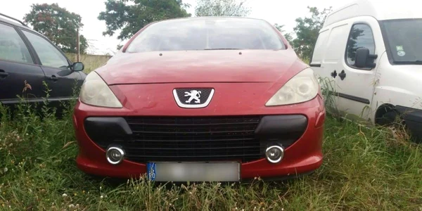 Maşina furată FOTO IJPF Galaţi