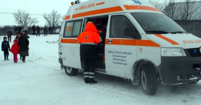 Femeia a fost salvată la timp de cadrele medicale