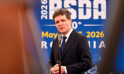 Nicușor Dan la BDSA FOTO Mediafax 