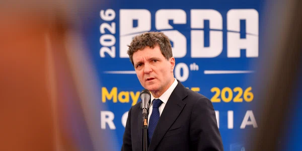 Nicușor Dan la BDSA FOTO Mediafax 