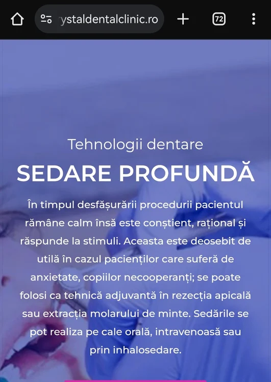 Captura site Crystal Dental 1 jpg