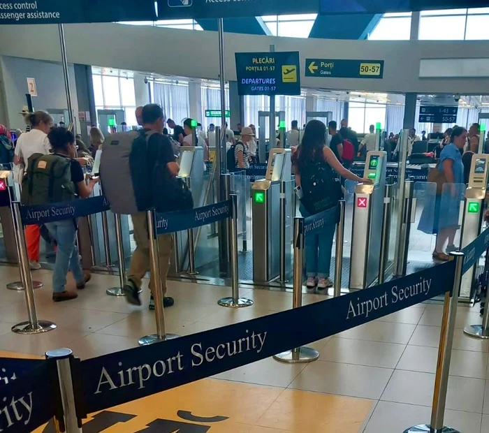 ANPC, control în aeroportul Otopeni FOTO: ANPC