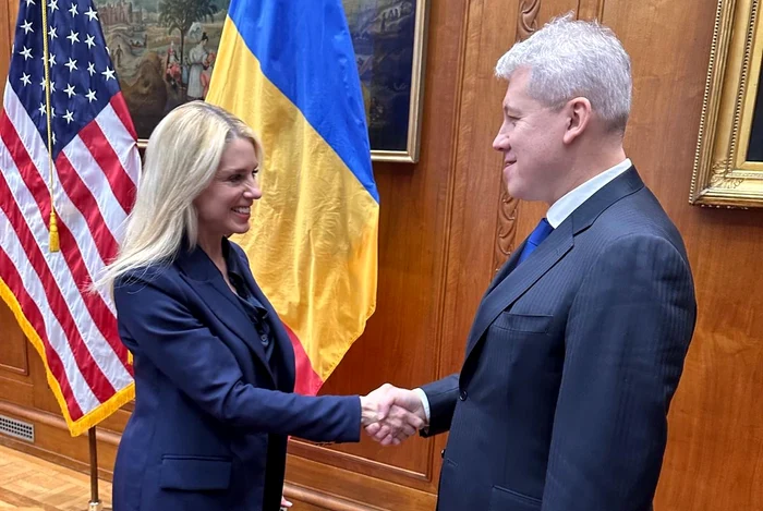 Cătălin Predoiu a discutat cu Pamela Bondi. FOTO FB MAI