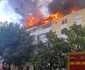 Incendiu la un bloc din Piatra Neamț FOTO: ISU