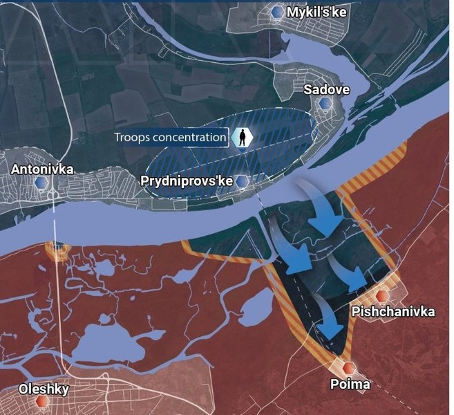 Ucrainenii au reușit să ocupe poziții pe malul stâng al Niprului în regiunea Herson: Bloggeri ruși confirmă informația