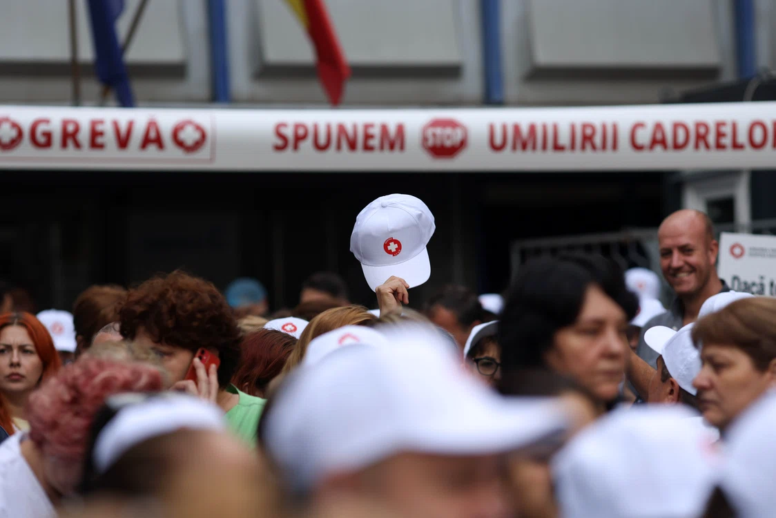 Aproximativ 400 de spitale au intrat în grevă generală. FOTO:  Inquam/George Călin 