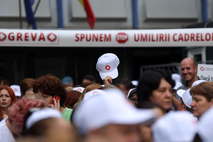 Aproximativ 400 de spitale au intrat în grevă generală. FOTO:  Inquam/George Călin 