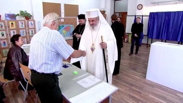 Patriarhul Daniel a participat la referendum