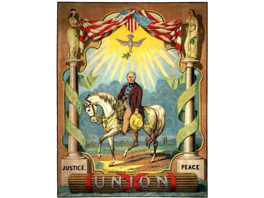Candidatura generalului Zach Taylor,  din 1848,  în urma căreia a devenit cel de-al 12-lea Preşedinte