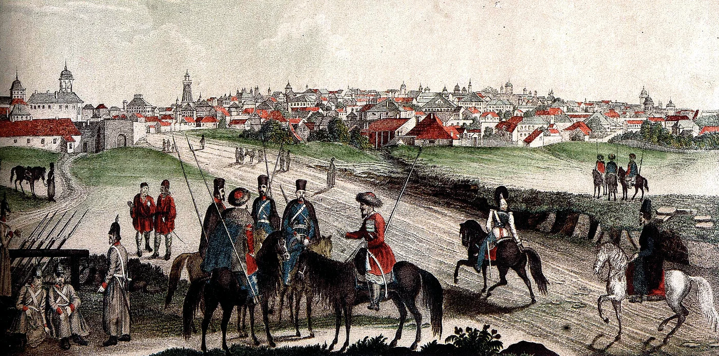 1 mica jos bucurestiul la 1854 vedere de pe dealul spirii jpg jpeg