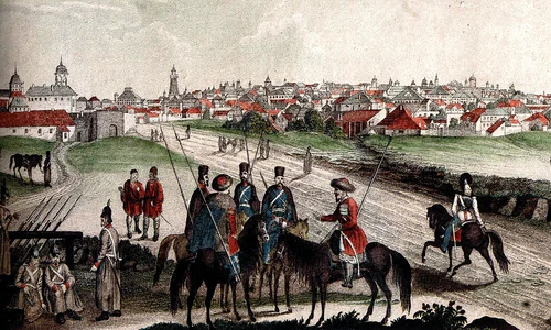 1 mica jos bucurestiul la 1854  vedere de pe dealul spirii jpg jpeg