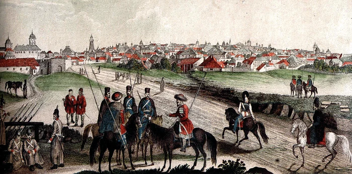 1 mica jos bucurestiul la 1854 vedere de pe dealul spirii jpg jpeg
