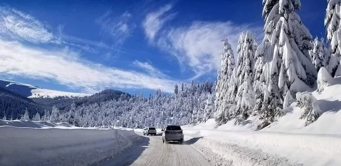 Paradisul alb de pe Valea Lotrului Foto Stațiunea Voineasa