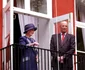Regele Harald al Norvegiei și Regina Sonja în 2001 la reședința regală Gamlehaugen din Bergen.