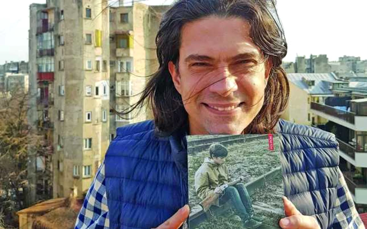Adrian Georgescu şi noua lui carte FOTO: Răzvan Exarhu