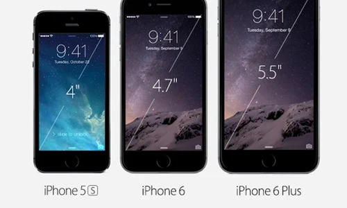Cele două modele iPhone 6 au ecran mai mare decât cele din generaţia anterioară jpeg