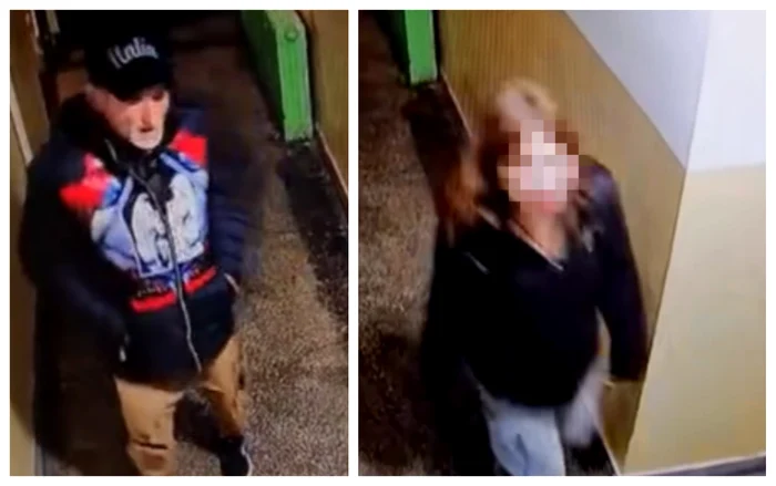 Agresorul a stat la pândă și a așteptat ca fata să intre în lift. FOTO: captură video TikTok