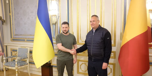 Volodimir Zelenski Nicolae Ciuca FOTO Guvernul Romaniei