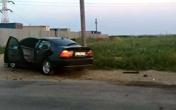 Accident pe DN 25. Foto GSDG