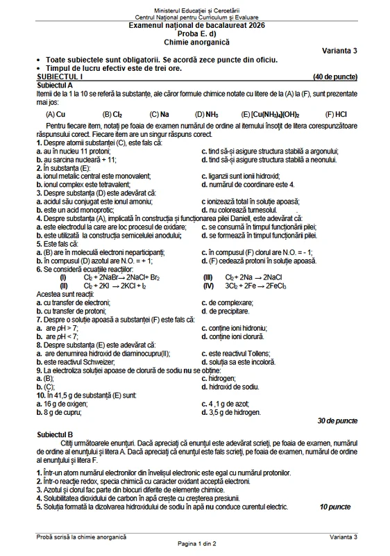 Bacalaureat 2026  Subiecte și Bareme Chimie Anorganică (1) png