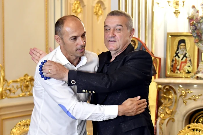 
    Gigi Becali şi Bogdan Andone  