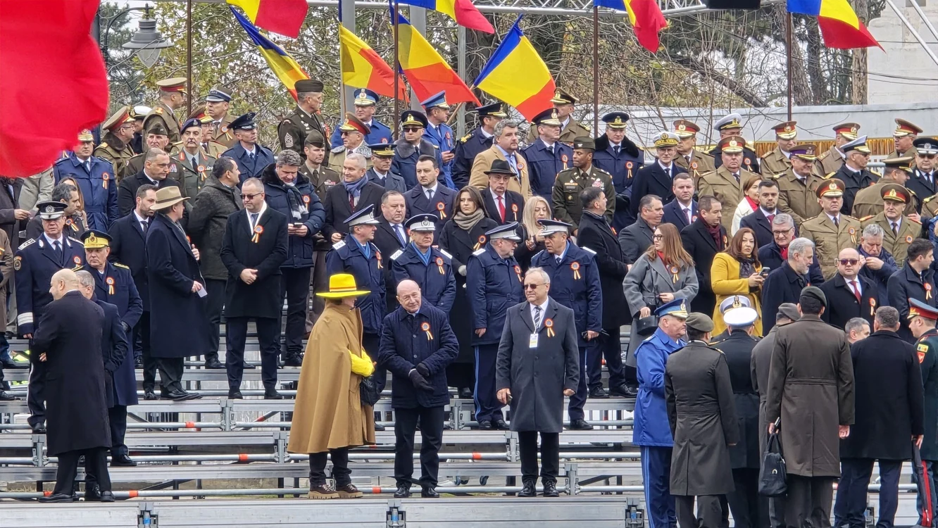 Iuliana Scântei la parada de la Arcul de Triumf FOTO Mediafax
