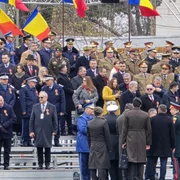 Iuliana Scântei la parada de la Arcul de Triumf FOTO Mediafax