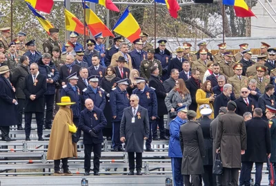 Iuliana Scântei la parada de la Arcul de Triumf FOTO Mediafax