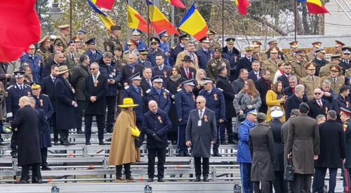 Iuliana Scântei la parada de la Arcul de Triumf FOTO Mediafax