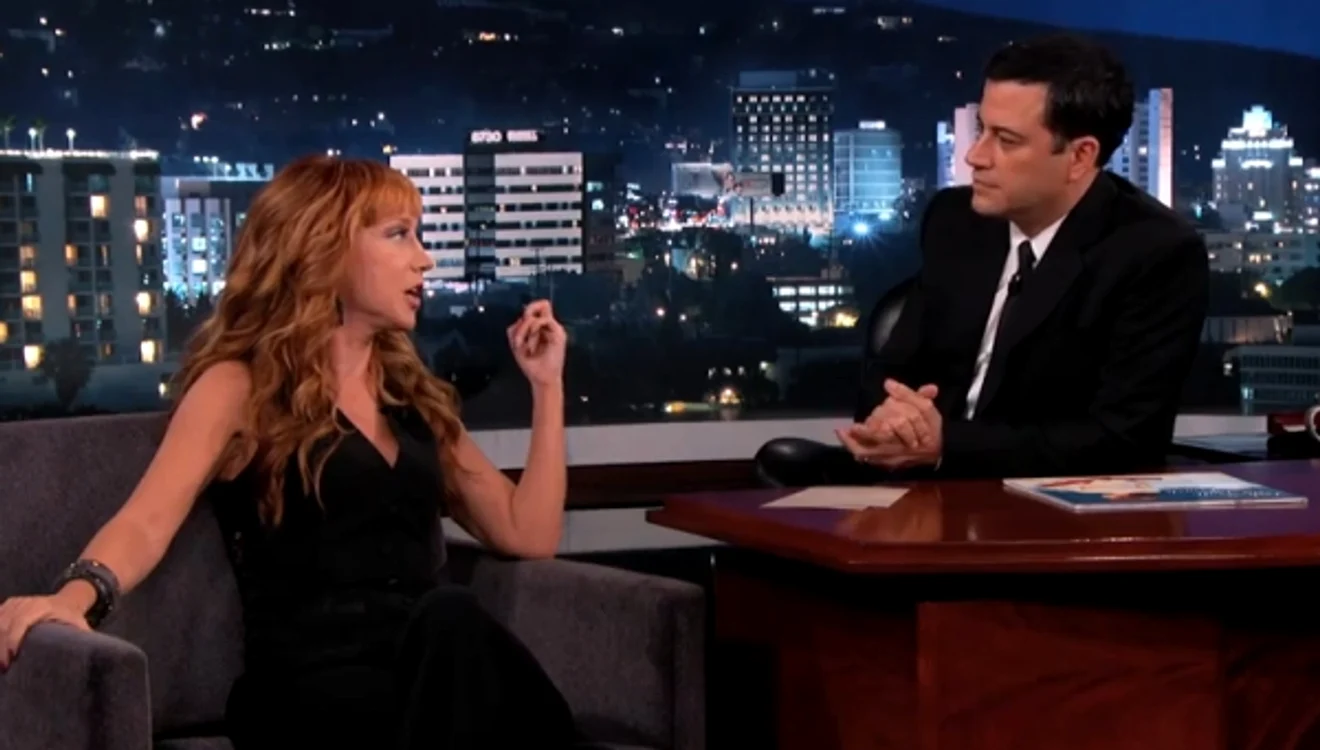 Kathy Griffin a povestit experienţa la emisiunea lui Jimmy Kimmel