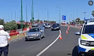 trafic ingreinat pe DN1 politia Brasov png