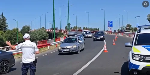 trafic ingreinat pe DN1 politia Brasov png