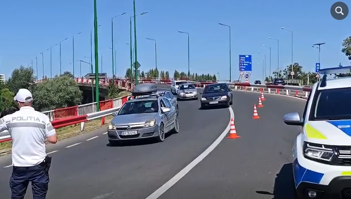 trafic ingreinat pe DN1 politia Brasov png