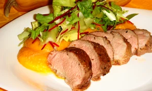 piept de rata cu piure de dovleac jpeg