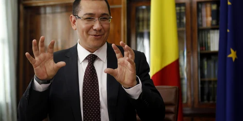 Victor Ponta in timpul unui interviu pentru Reuters FOTO Reuters