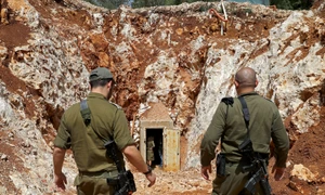 tuneluri hezbollah/ FOTO:IDF