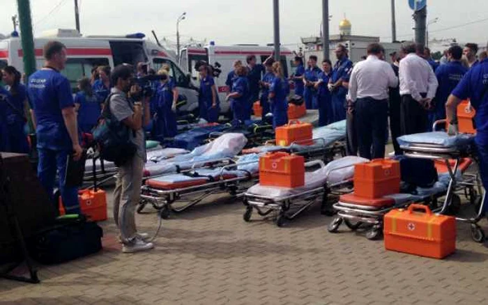 Moldoveanca a fost rănită uşor şi nu a avut nevoie de îngrijiri medicale FOTO: rian.ru