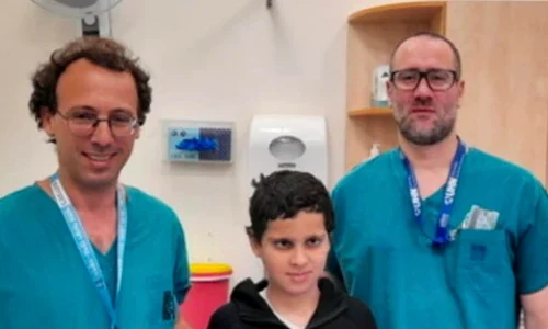 copilul cu capul reatasat FOTO faceb Ambasada Israel jpg