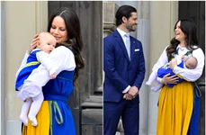 Prințesa Sofia cu micuța Ines în brațe, alături de Prințul Carl Philip, Foto Profimedia (9) jpg