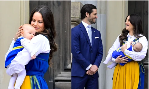 Prințesa Sofia cu micuța Ines în brațe, alături de Prințul Carl Philip, Foto Profimedia (9) jpg