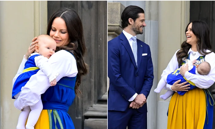 Prințesa Sofia cu micuța Ines în brațe, alături de Prințul Carl Philip, Foto Profimedia (9) jpg