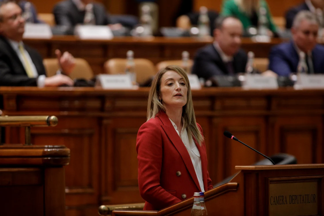 Roberta Metsola dorește mai multe femei în Parlamentul României FOTO: Inquam Photos