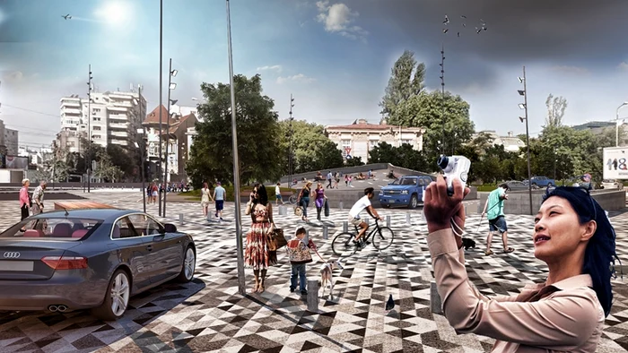 Zonă de promenadă și de relaxare