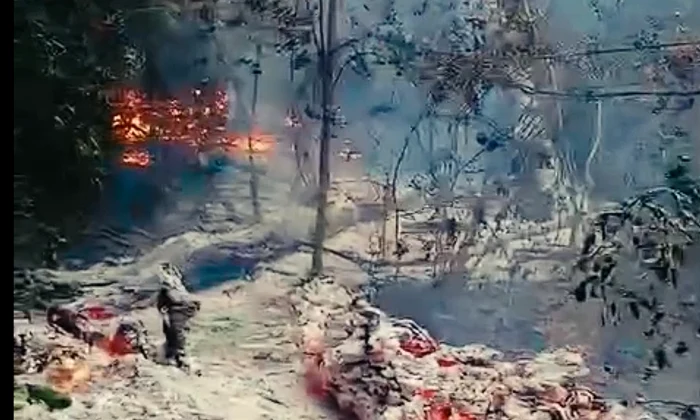 incendiu padure tulcea captura video FB Romsilva png